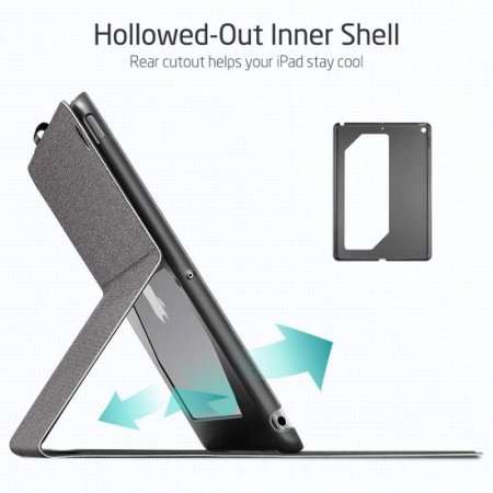 Housse iPad 10.2 2019 Sdesign Soft Silicone – Argent