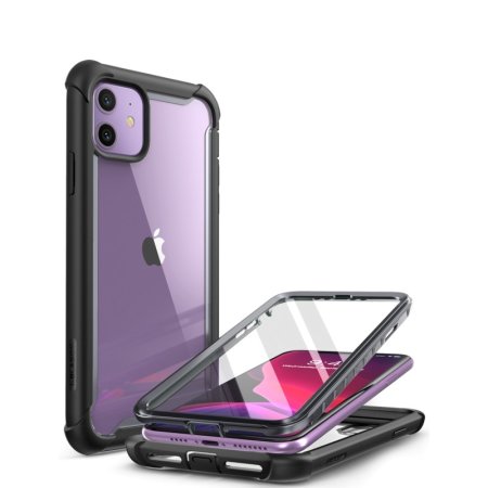 i-Blason Ares iPhone 11 Bumper Case And Screen Protector - Black
