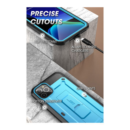 i-Blason UB Pro iPhone 11 Pro Max Tough Case & Screen Protector - Blue