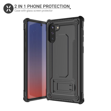 Funda Galaxy Note 10 Olixar Manta con Protector de Pantalla - Negra