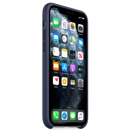 Official Apple iPhone 11 Pro Silicone Case - Midnight Blue