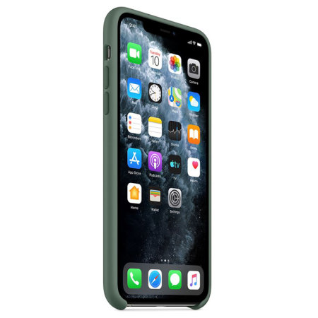 in verlegenheid gebracht Triviaal spectrum Official Apple iPhone 11 Pro Max Silicone Case - Pine Green