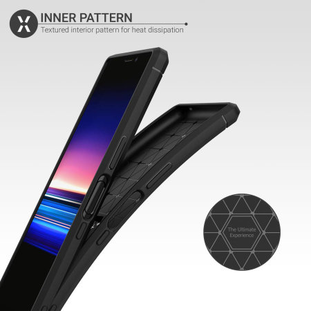 Olixar Sentinel Sony Xperia 5 Case & Glass Screen Protector - Black