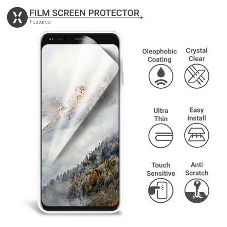 Olixar Google Pixel 4 XL Film Screenprotector - 2 eenheden