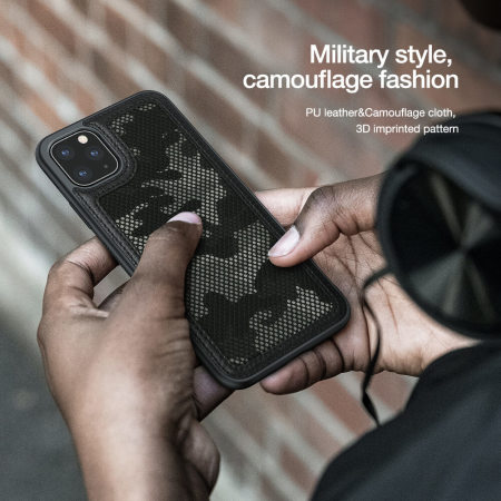 Nillkin Camo Cover iPhone 11 Pro Tough Cover Case - Black