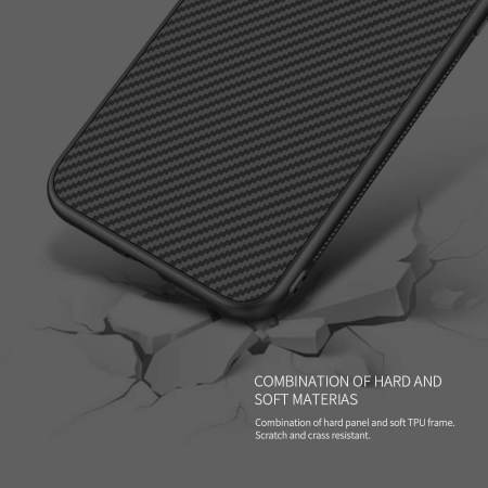 Nillkin Synthetic Fibre Series iPhone 11 Pro Max Tough Case - Black