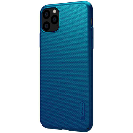 Nillkin Super Frosted Shield iPhone 11 Pro Max Case - Peacock Blue