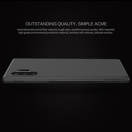 Nillkin Synthetic Fibre Samsung Galaxy Note 10 Plus 5G Case - Black