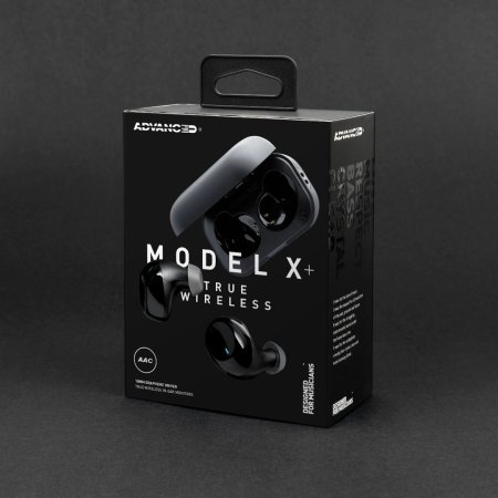 ADVANCED SOUND Model X+ True Wireless Earbuds - Black