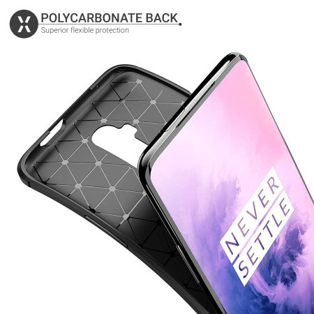 Olixar Carbon Fibre OnePlus 7T Pro Case - Black