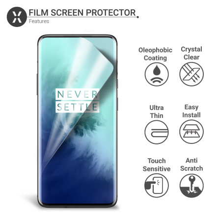 Olixar OnePlus 7T Pro Film Screen Protector 2-in-1 Pack