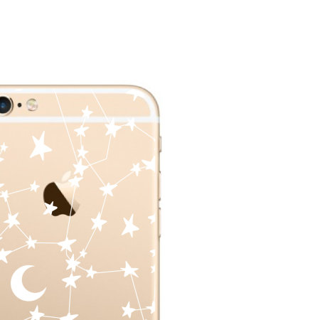 LoveCases iPhone 6S Gel Case - White Stars And Moons