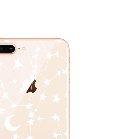 LoveCases iPhone 7 Gel Case - White Stars And Moons
