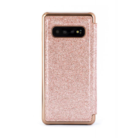 Ted Baker Mirror Glitsee Samsung Galaxy S10 Plus Case - Rose Gold