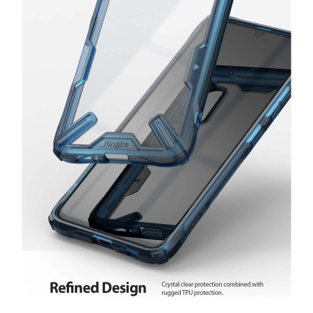 Ringke Fusion X Samsung Galaxy A90 5G Hoesje - Blauw