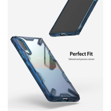 Ringke Fusion X Samsung Galaxy A90 5G Hoesje - Blauw