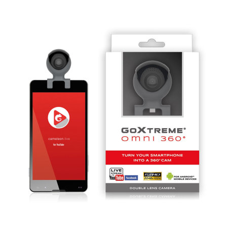 Easypix GoXtreme Omni 360° Smartphone USB-C & Micro-USB Smart Camera