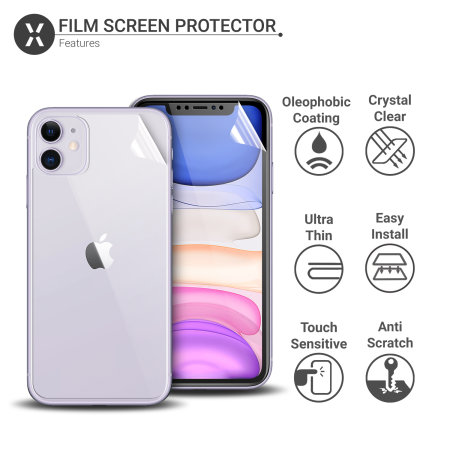 Olixar iPhone 11 Front And Back Film Screen Protector