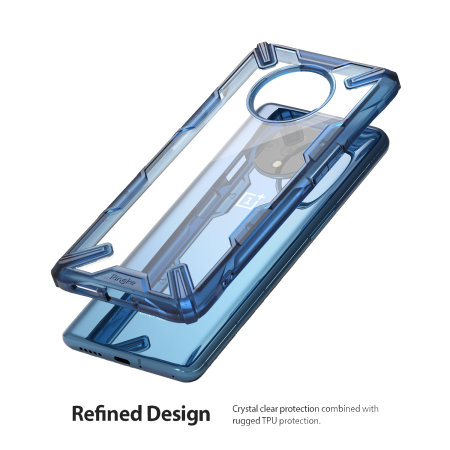 Rearth Ringke Fusion X OnePlus 7T Deksel - Space Blå