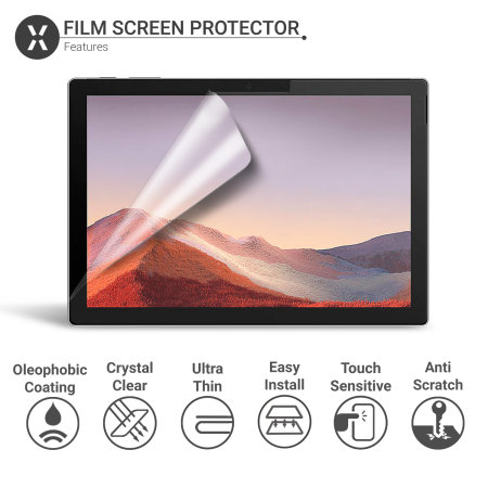 Olixar Microsoft Surface Pro 7 Film Screenprotector - 2 eenheden