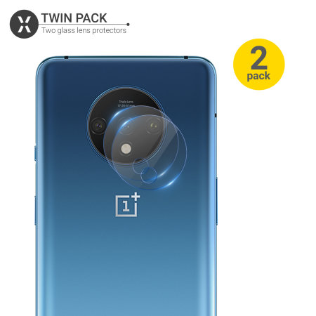 Olixar OnePlus 7T Camera Protectors - Twin Pack