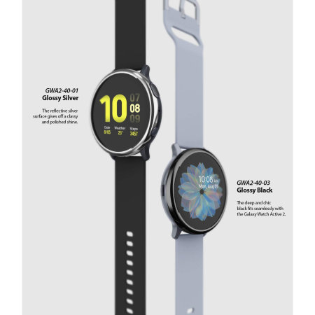 Cadrant de protection Galaxy Watch Active 2 44mm Ringke – Argent