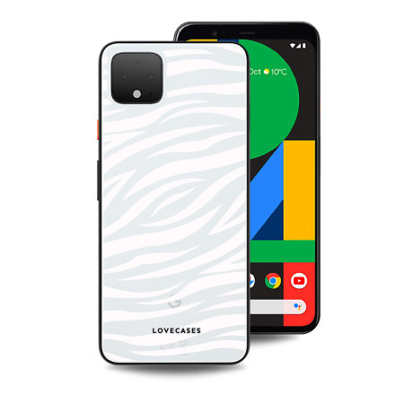 LoveCases Google Pixel 4 Gel Case - Zebra