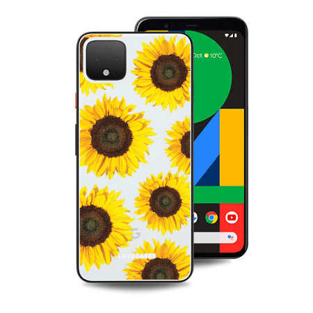 LoveCases Google Pixel 4 Gel Case - Sunflower