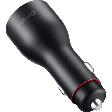 Official Huawei P30/P30 Pro SuperCharge Dual Port Car Charger - Black