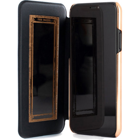 Ted Baker Folio iPhone 11 Flip Mirror Case - Shannon Black