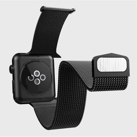 Bracelet Apple Watch 40mm / 38mm X-Doria Hybrid Mesh – Noir