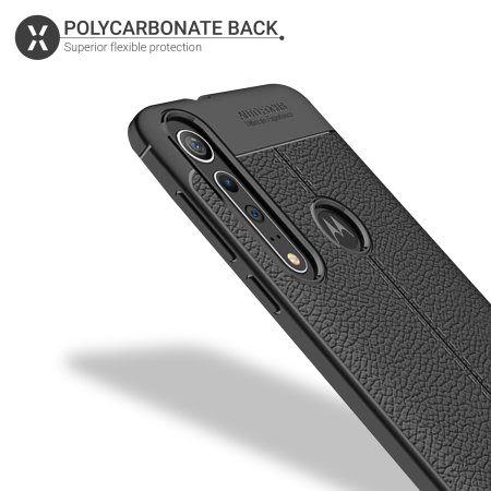 Olixar Attache Motorola Moto G8 Play Leather-Style Case - Black
