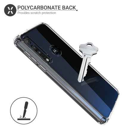 Olixar ExoShield Tough Snap-on Motorola Moto G8 Play Case - Clear