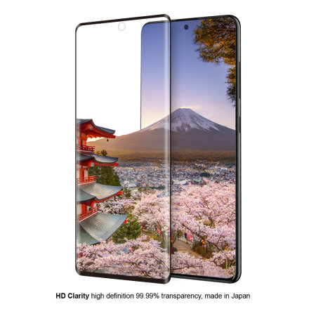 Eiger 3D Samsung A51 Gehärtetes Glas Displayschutzfolie – Schwarz