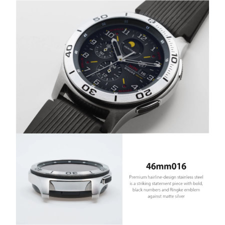 Ringke Galaxy Watch 46mm Gear S3 Frontier Classic Bezel Ring Silver