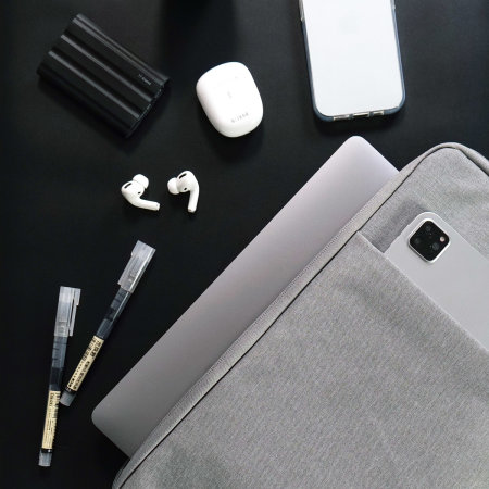 Olixar Dual Pocket Grey Sleeve - For MacBook Pro 16"