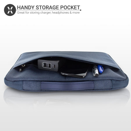 Olixar Macbook Pro 16" Canvas Bag With Handle - Navy Blue