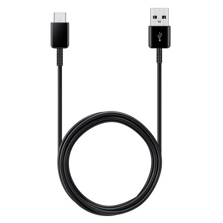 Virallinen Samsung Galaxy A51 USB-C Charging Cable - Musta - 1.5m