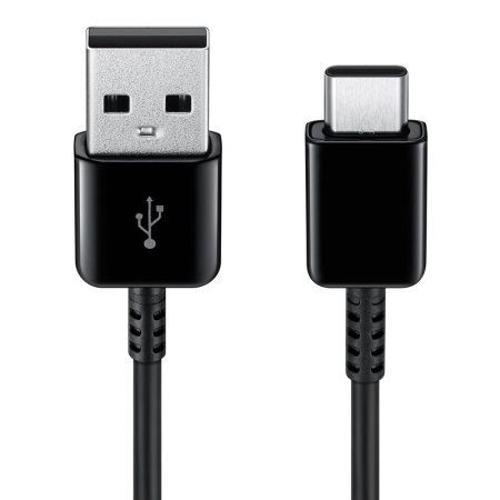 Offiziell Samsung A51 USB-C Charge & Sync Kabel - Schwarz