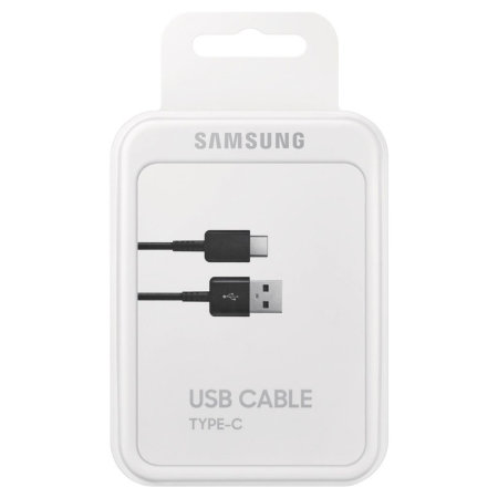 Offisiell Samsung A71 USB-C ladekabel - Svart 1.5m- Retail Box