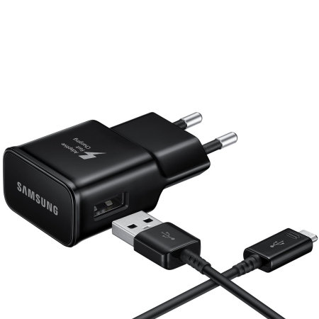 Official Samsung S10 Lite Adaptive Fast Charger & USB-C Cable-EU-Black