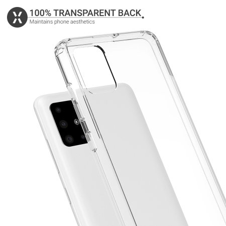 Coque Samsung Galaxy A51 Olixar ExoShield – Transparent