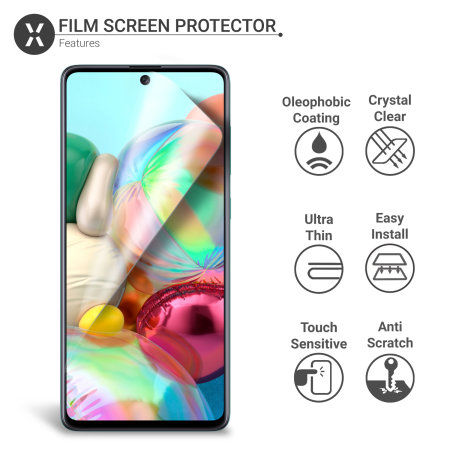 Olixar Samsung Galaxy A51 Film Screen Protector 2-in-1 Pack