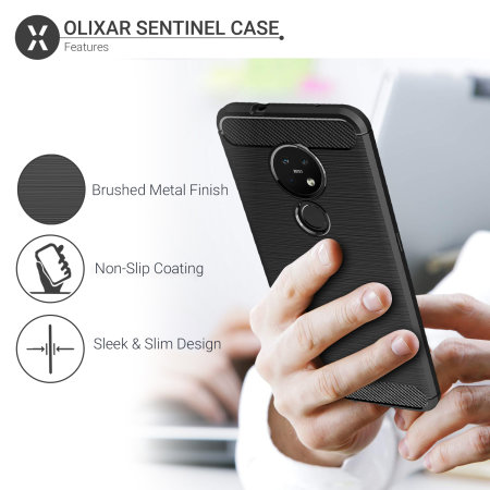 Olixar Sentinel Nokia 7.2 Case & Glass Screen Protector
