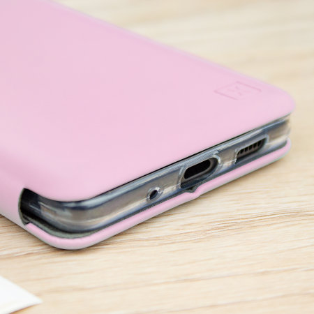 Olixar Soft Silicone Samsung S20 Ultra Soft Wallet Case - Pastel Pink