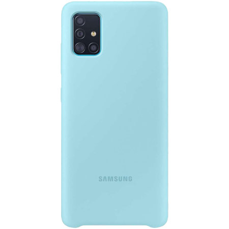 Official Samsung Galaxy A51 Silicone Cover Case - Blue