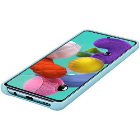 Official Samsung Galaxy A51 Silicone Cover Case - Blue