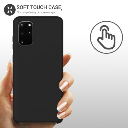 Olixar Samsung Galaxy S20 Plus Soft Silicone Case - Black