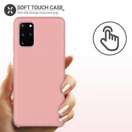 Olixar Samsung Galaxy S20 Plus Soft Silicone Case - Pastel Pink