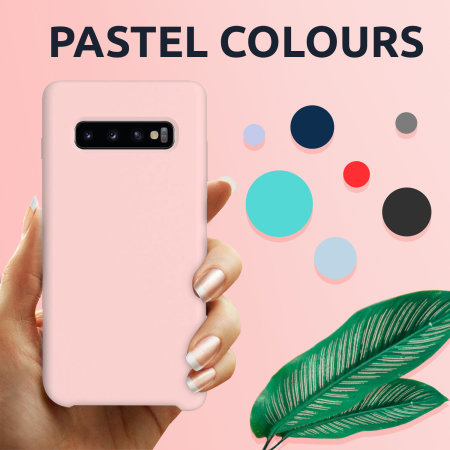 Olixar Soft Silicone Samsung Galaxy S10 Lite Case - Pastel Pink